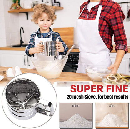 Chef X™ Pro Flour Sifter – India’s Premium Baking Essential