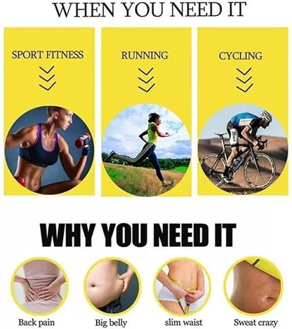 Sweat Slim Belt | Belly Fat Burner for Men and Women